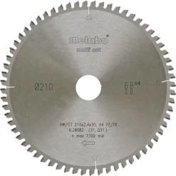 Metabo Multi Cut Cirkelzaagblad Hw/ct 210x30, 64 Fz/tr