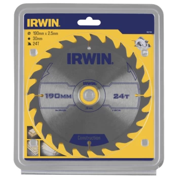 Irwin Cirkelzaagblad Ø190 Mm. Inclusief Reduceerringen Waardoor Geschikt Voor Asgat 16, 20 En 30 Mm, Vertanding 24T - Image 3