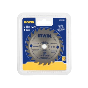 Irwin Cirkelzaagblad Ø85 Mm Met Asgat 10mm, Vertanding 24T