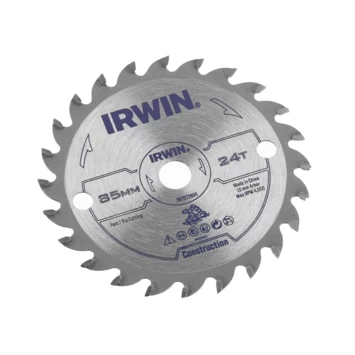 Irwin Cirkelzaagblad Ø85 Mm Met Asgat 10mm, Vertanding 24T - Image 2