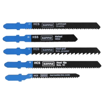 Gamma 10-delige Decoupeerzaagbladenset (8x Hout 1x Metaal 1x Laminaat) - Image 2