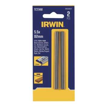Irwin Reserve Schaafbeitels 5,5 X 82 Mm Voor Elektrische Schaafmachine, 2 Stuks - Image 3