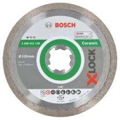 Bosch Prof X-Lock Diamantdoorslijpschijf Keramiek 125x22,23x1,6x7mm 1st