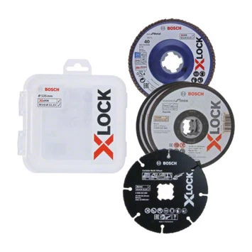 Bosch X-lock 5-delige Slijpschijven Set 125mm