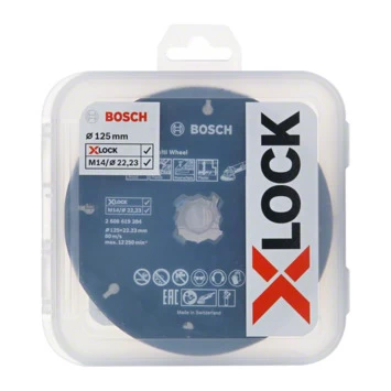 Bosch X-lock 5-delige Slijpschijven Set 125mm - Image 2