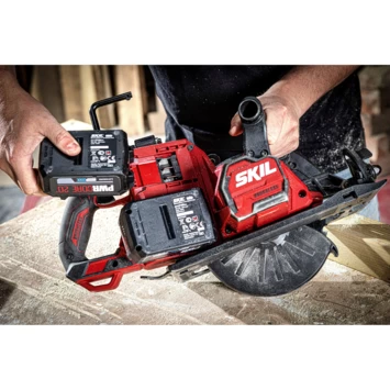 SKIL 20V Cirkelzaag 3572EA XP Brushless 66mm Incl. 2x 4,0Ah Accu + Snellader - Image 3