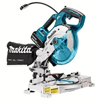 Makita Accu Afkortzaag DLS600RTE + Twee 18V Accu's - Image 2