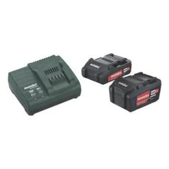 Metabo Basisset 2.0Ah + 4.0Ah 18V Accu's En Lader