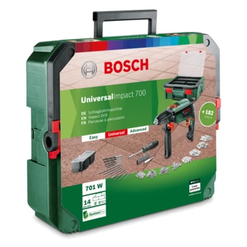 Bosch Klopboormachine UniversalImpact 700 SystemBox, Inclusief 182 Delige Accessoireset - Image 4