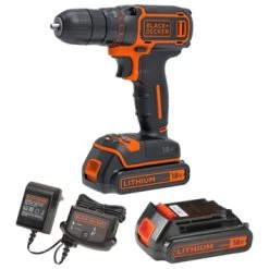 Black & Decker BLACK+DECKER Accuboormachine BDCDC18B-QW + Extra Accu