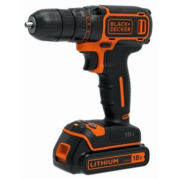 Black & Decker BLACK+DECKER Accuboormachine BDCDC18B-QW + Extra Accu - Afbeelding 2