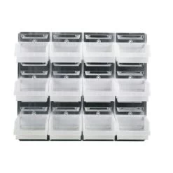 Raaco Wandpaneel Incl. 12 Opbergbakjes