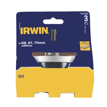Irwin Gatzag Voor Hout En Gipsplaat. Ø60/67/74 Mm. 30 Mm Diep. 3-delig. - Image 2