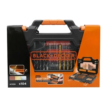 Black & Decker BLACK+DECKER Boren En Bitset 104-delig A7230-XJ - Image 3
