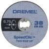 Dremel EZ SpeedClic Dunne Snijschijven 5-pack SC409