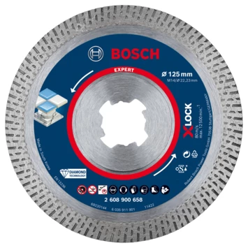 Bosch Expert HardCeramic X-lock Diamantschijf 125mm Keramisch