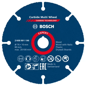 Bosch Prof Slijpschijf Carbide Multi Wheel 76mm
