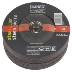 GAMMA Doorslijpschijf 115mm Steen / Staal 10-dlg