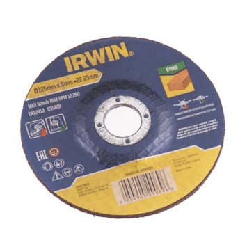 Irwin Doorslijpschijven Ø125 Mm. Dikte 3 Mm. Voor Steen. 6 Stuks. - Afbeelding 2